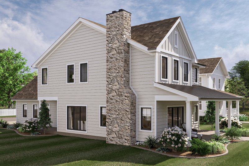 Home Plan - Exterior - Other Elevation for Farmhouse House Plan #455-396 - 3 bed, 2.5 bath