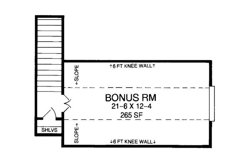 Home Plan - Floor Plan - Other Floor for Country House Plan #952-279 - 3 bed, 2 bath