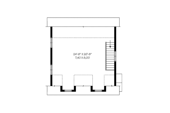 Floor Plan - Upper Floor House Plan #23-2410, 0 bath