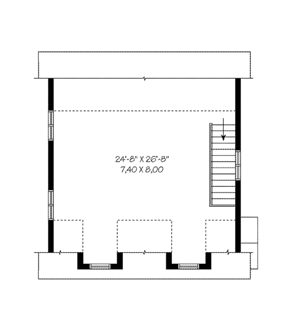 Architectural House Design - Floor Plan - Upper Floor Plan #23-2410