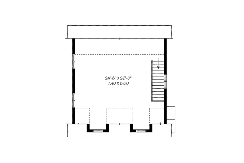 Home Plan - Floor Plan - Upper Floor House Plan #23-2410, 0 bath