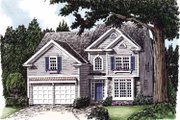 Colonial Style House Plan - 4 Beds 3.5 Baths 2448 Sq/Ft Plan #927-628 