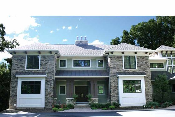 Exterior - Front Elevation 7 for Traditional House Plan #928-116 - 5 bed, 4 bath