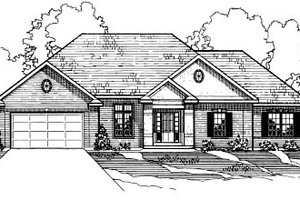 Traditional Exterior - Front Elevation Plan #31-113