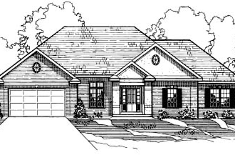 Traditional Style House Plan - 3 Beds 2 Baths 2923 Sq/Ft Plan #31-113