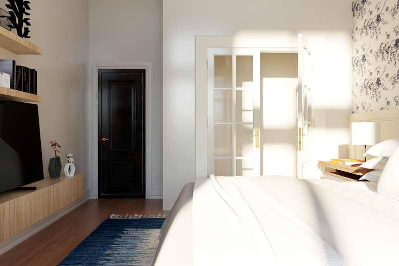 House Blueprint - Interior - Bedroom 3 for Contemporary House Plan #1064-449 - 3 bed, 3.5 bath