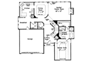 Colonial Style House Plan - 4 Beds 2.5 Baths 2000 Sq/Ft Plan #927-239 