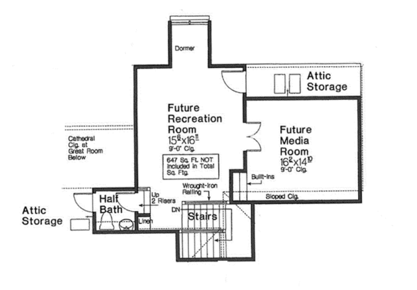 Home Plan - European Floor Plan - Other Floor Plan #310-1264