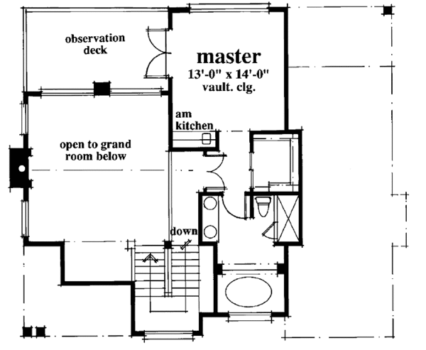 House Design - Country Floor Plan - Upper Floor Plan #930-48