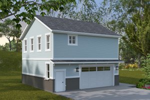 House Blueprint - Traditional Exterior - Front Elevation Plan #1060-380