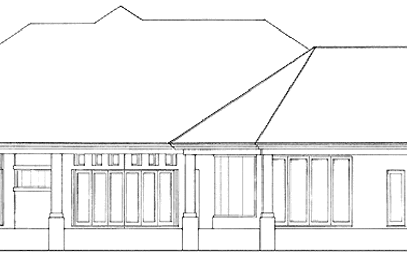 House Design - Exterior - Rear Elevation for Mediterranean House Plan #930-194 - 3 bed, 4.5 bath