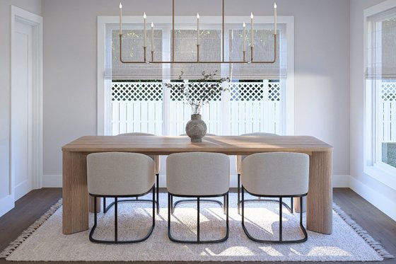 Interior - Dining Room for Traditional House Plan #455-782 - 3 bed, 2.5 bath