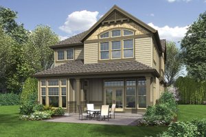 Exterior - Rear Elevation for Traditional House Plan #48-902 - 4 bed, 3 bath