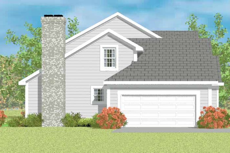 Dream House Plan - Traditional Exterior - Other Elevation Plan #72-1076