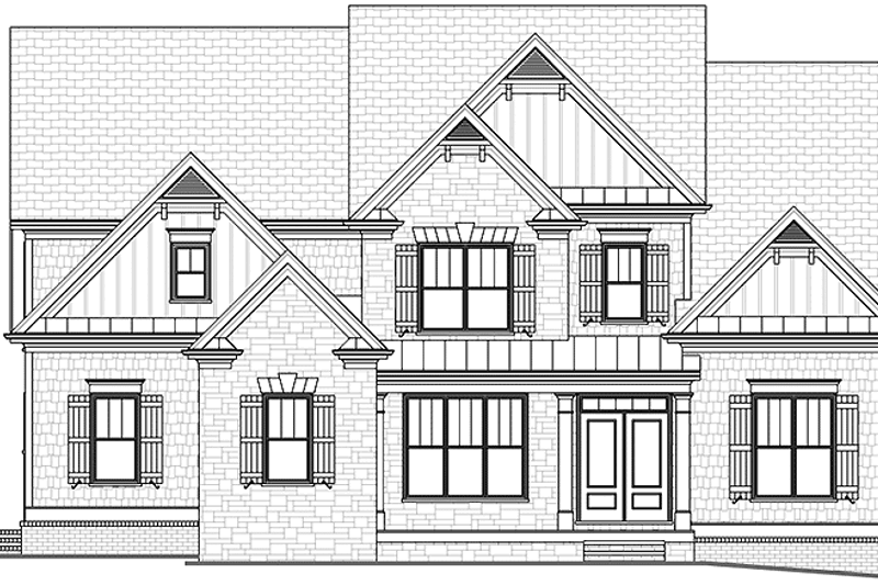 Architectural House Design - Country Exterior - Front Elevation Plan #994-26
