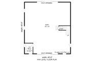 Country Style House Plan - 0 Beds 1 Baths 0 Sq/Ft Plan #932-782 
