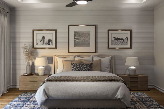Interior - Master Bedroom 1 for Traditional House Plan #455-364 - 3 bed, 2.5 bath