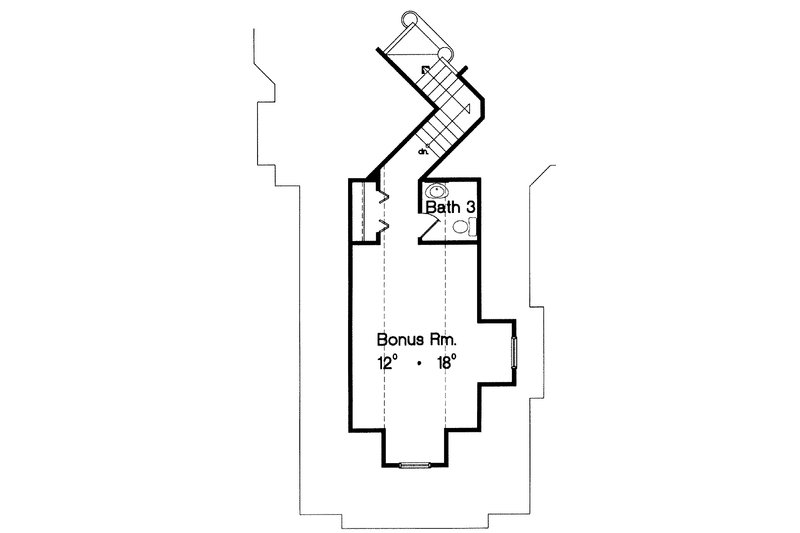 Home Plan - Floor Plan - Other Floor for European House Plan #417-629 - 3 bed, 3 bath