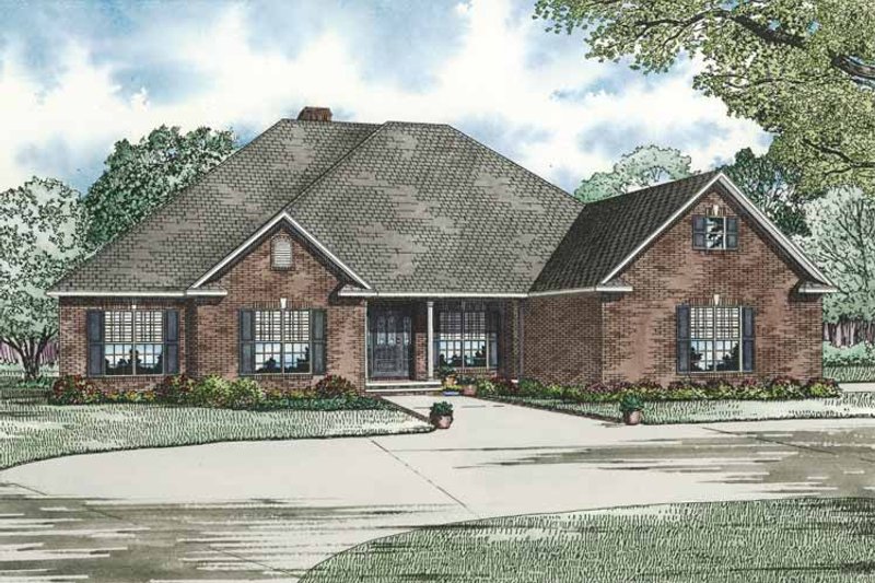Home Plan - Contemporary Exterior - Front Elevation Plan #17-2765