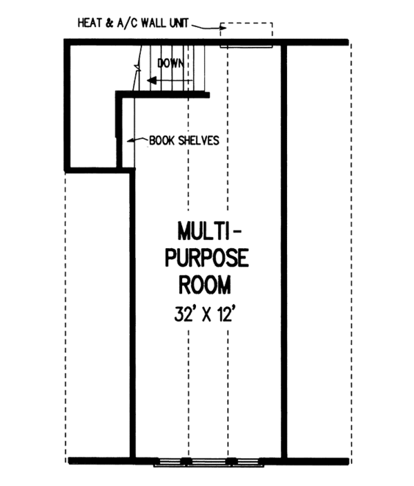 House Plan Design - Floor Plan - Upper Floor Plan #45-448