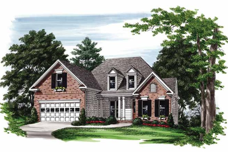 Dream House Plan - Country Exterior - Front Elevation Plan #927-398