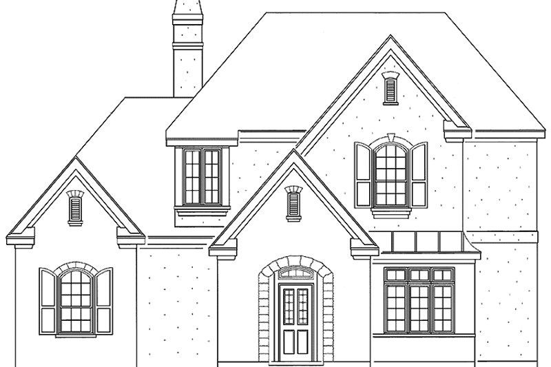 Dream House Plan - Country Exterior - Front Elevation Plan #410-3592
