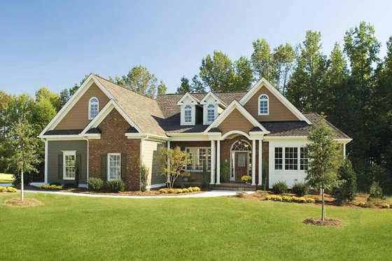 Exterior - Front Elevation 5 for Traditional House Plan #929-708 - 4 bed, 2 bath