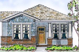 Country Exterior - Front Elevation Plan #410-3560