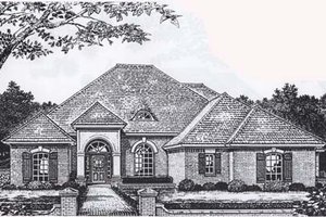 Traditional Exterior - Front Elevation Plan #310-848