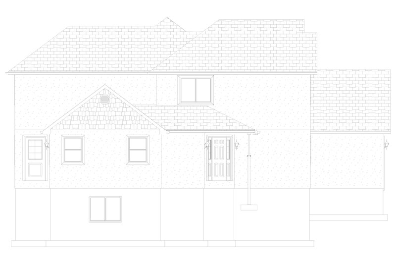 Dream House Plan - Exterior - Other Elevation 1 for Traditional House Plan #1060-154 - 3 bed, 2.5 bath