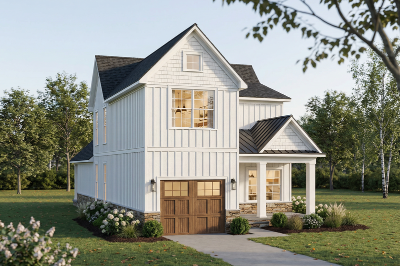 House Blueprint - Exterior - Other Elevation 5 for Farmhouse House Plan #923-484 - 3 bed, 2.5 bath