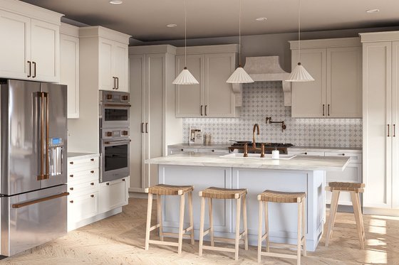 Interior - Kitchen for Cottage House Plan #455-210 - 4 bed, 3 bath