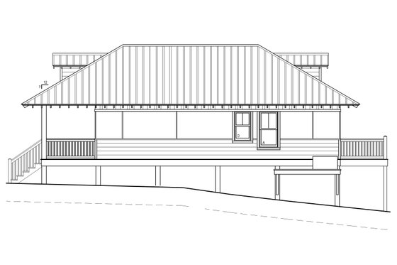 Photo 3 for Beach House Plan #536-2 - 2 bed, 1 bath