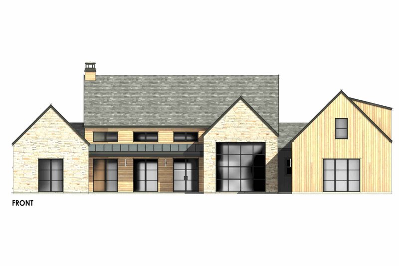 House Design - Exterior - Front Elevation 5 for Farmhouse House Plan #1096-150 - 4 bed, 3.5 bath