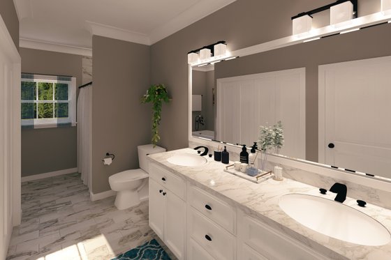 Interior - Bathroom for Farmhouse House Plan #44-233 - 2 bed, 1 bath