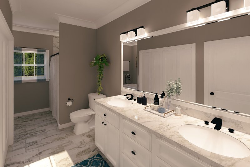 Home Plan - Interior - Bathroom for Farmhouse House Plan #44-233 - 2 bed, 1 bath