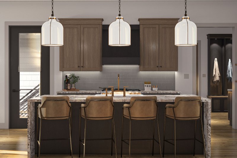 House Plan Design - Interior - Kitchen 1 for Beach House Plan #455-494 - 2 bed, 2.5 bath