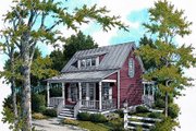 Cottage Style House Plan - 3 Beds 2 Baths 1655 Sq/Ft Plan #45-317 