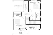 Mediterranean Style House Plan - 2 Beds 2.5 Baths 1529 Sq/Ft Plan #1101-62 Floor 