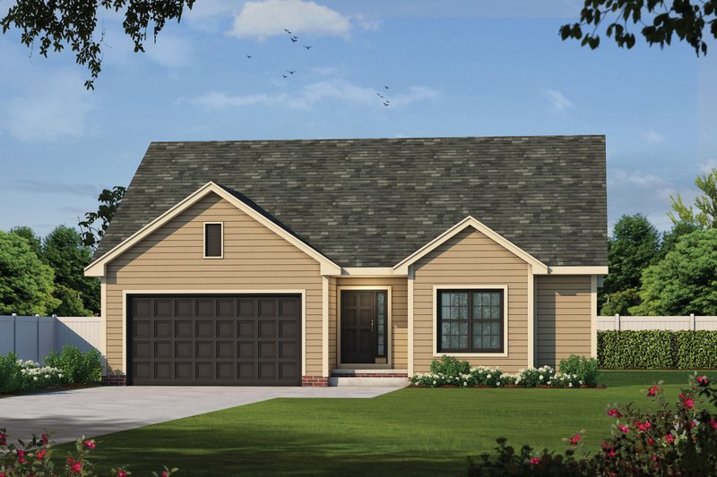Home Plan - Traditional Exterior - Front Elevation Plan #20-2452