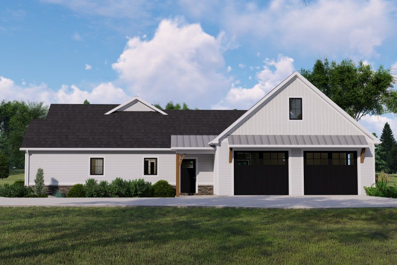 Architectural House Design - Exterior - Other Elevation for Farmhouse House Plan #1064-123 - 2 bed, 2 bath