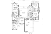 European Style House Plan - 4 Beds 3 Baths 2795 Sq/Ft Plan #310-384 
