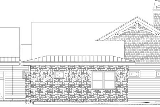 Exterior - Other Elevation for Traditional House Plan #895-46 - 3 bed, 2.5 bath