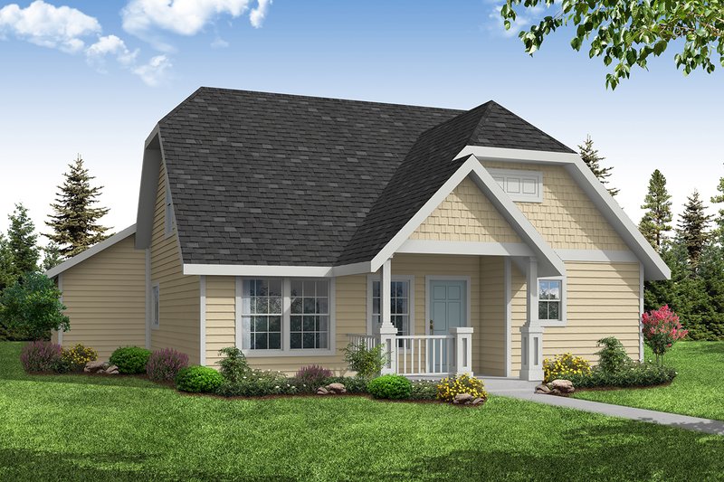 Home Plan - Traditional Exterior - Front Elevation Plan #124-307