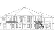 Contemporary Style House Plan - 5 Beds 3.5 Baths 3476 Sq/Ft Plan #124-850 Exterior 