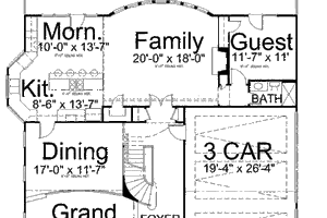 Photo for European House Plan #119-341 - 4 bed, 4 bath