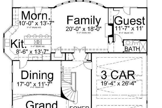 Photo for European House Plan #119-341 - 4 bed, 4 bath
