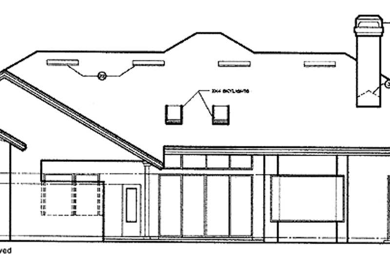 Home Plan - Exterior - Rear Elevation for Mediterranean House Plan #417-535 - 4 bed, 3.5 bath