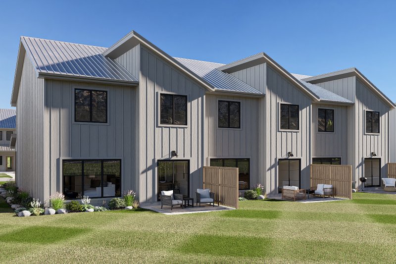 House Plan Design - Exterior - Other Elevation 3 for Modern House Plan #455-824 - 3 bed, 3 bath
