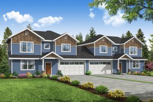 Craftsman Exterior - Front Elevation Plan #124-1268